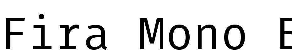 Fira Mono Bold cкачати шрифт безкоштовно